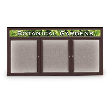 United Visual Products Open Faced Traditional Rounded Corkboard UV644ARC-SATIN-BUFF